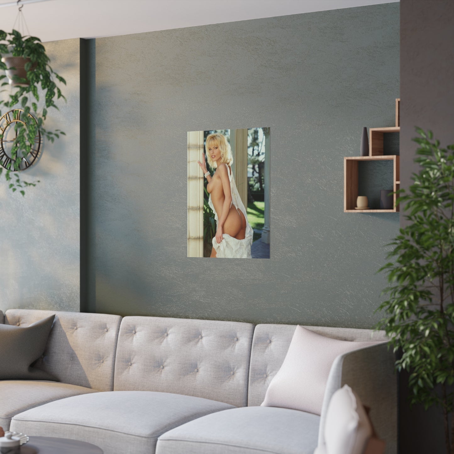 Satin Posters (210gsm) Retro Pornstar Anita Blond