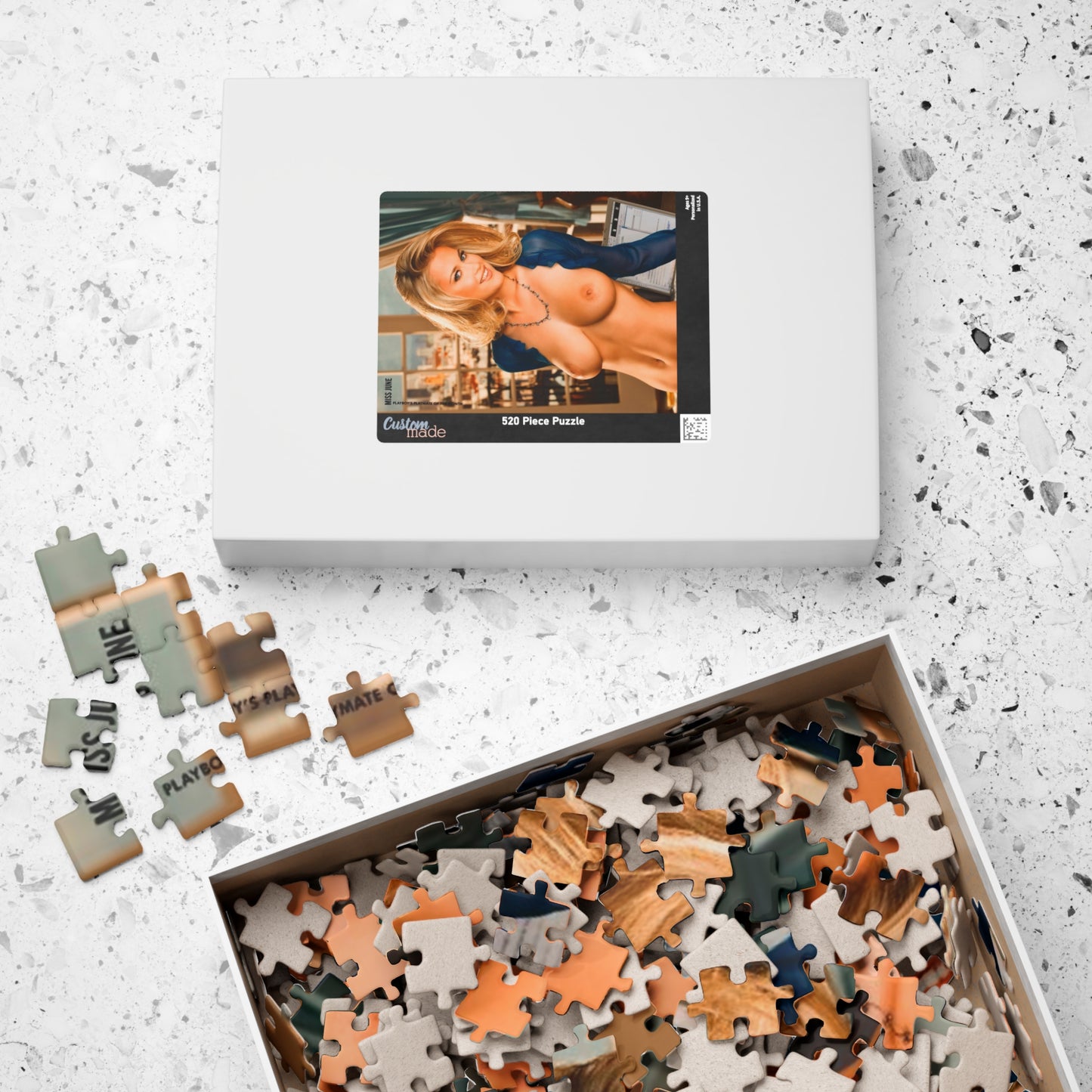 Puzzle (110, 252, 500, 1014-piece) Playmate June 2008 Juliette Frette
