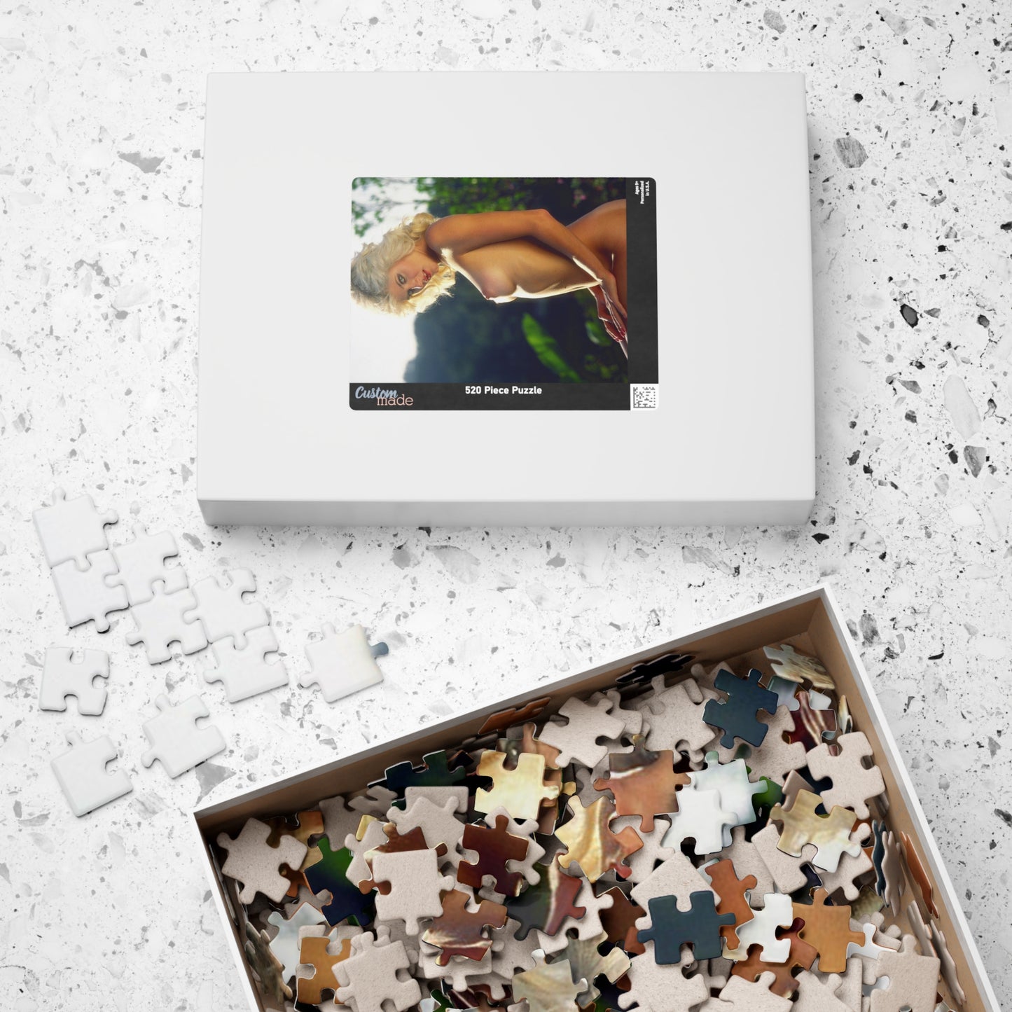 Puzzle (110, 252, 500, 1014-piece) Retro Porn Star Ginger Lynn Nude