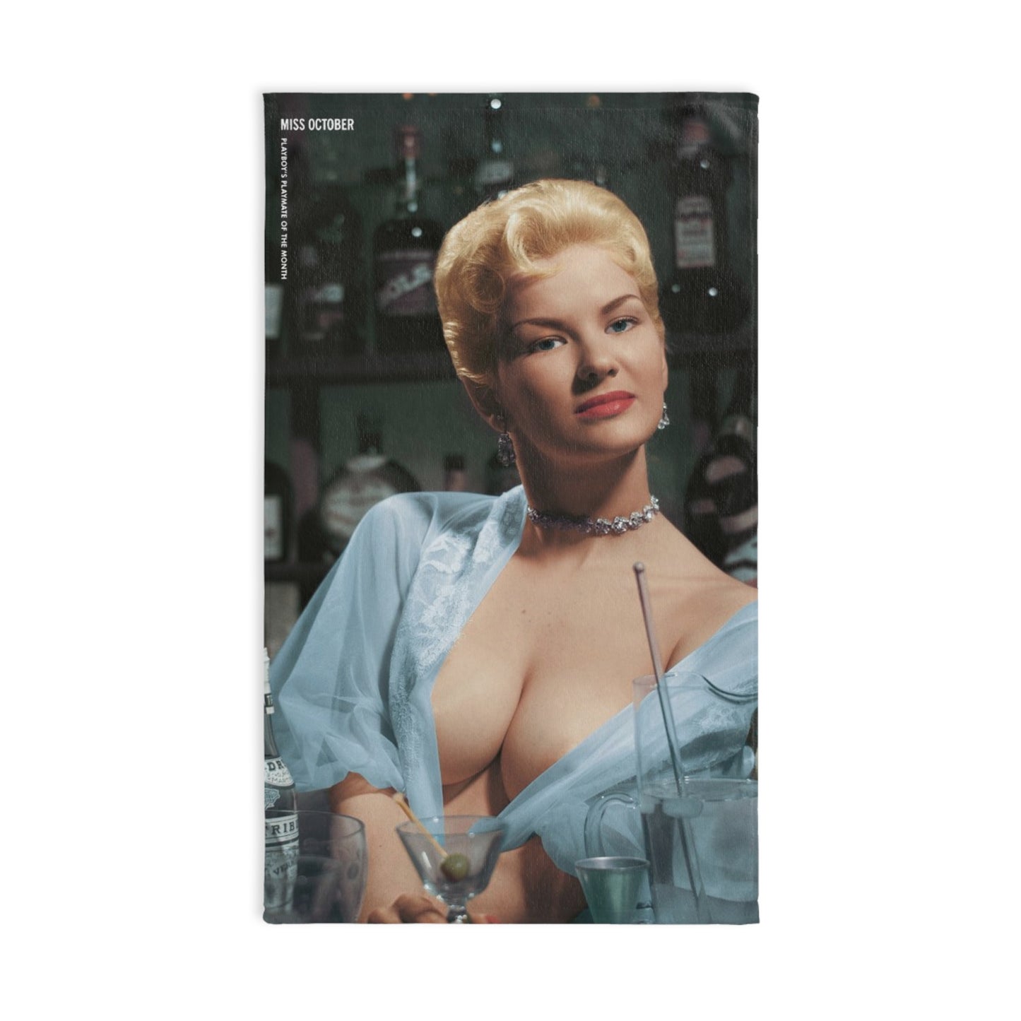 Hand Towel Playboy Playmate October 1956 Janet Pilgrim