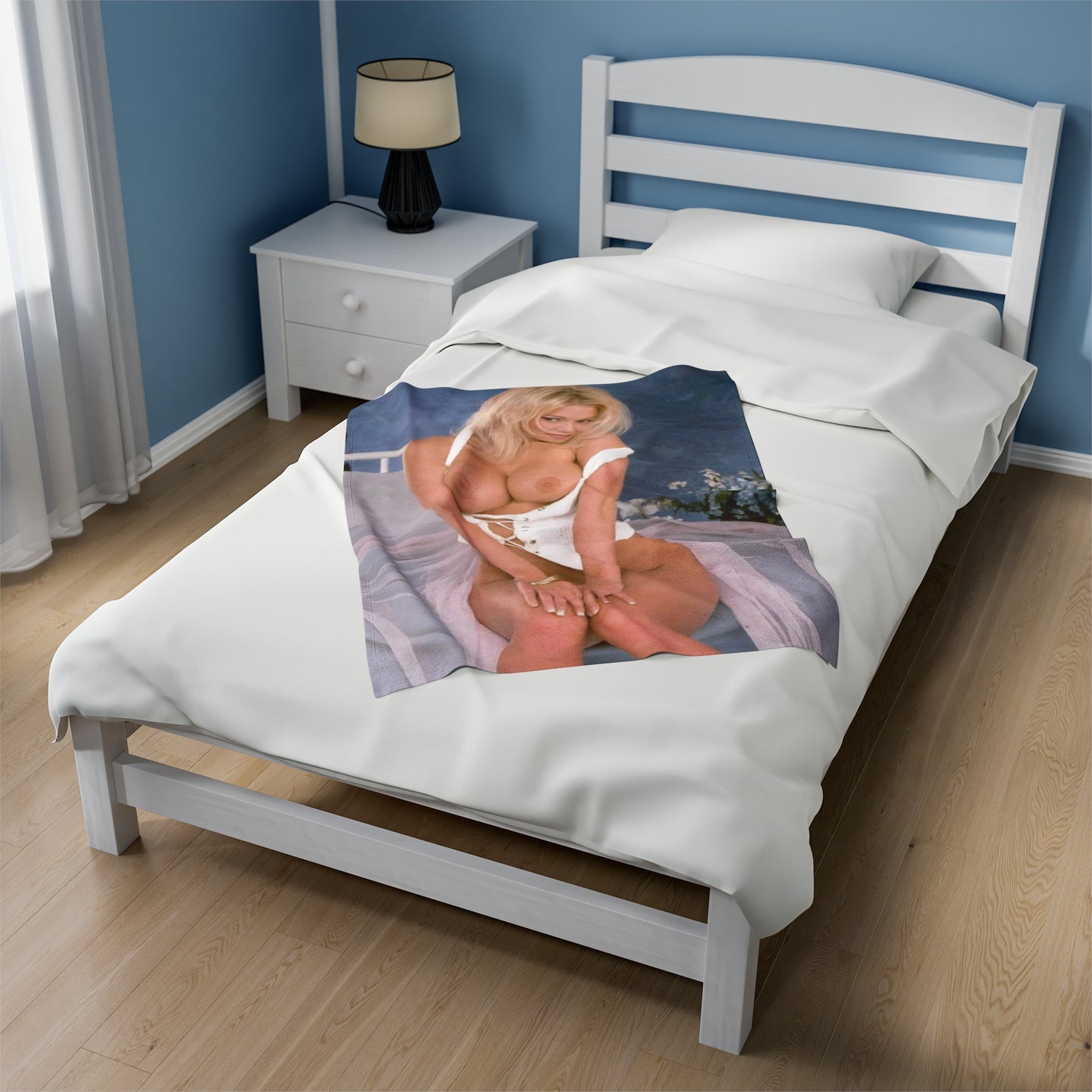 Velveteen Plush Blanket Pornstar Jenna Jameson Nude