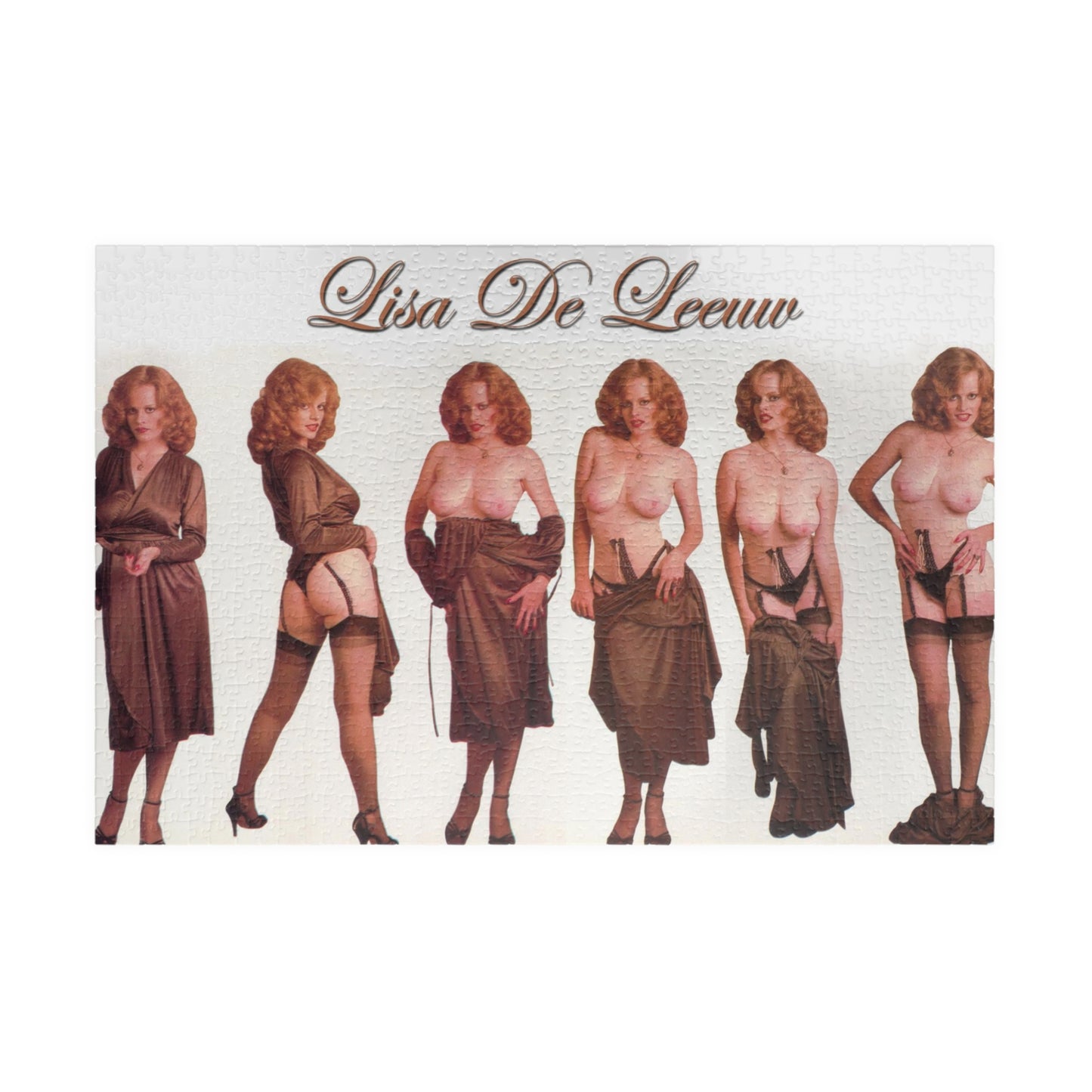 Puzzle (110, 252, 500, 1014-piece) Retro Pornstar Lisa De Leeuw Nude