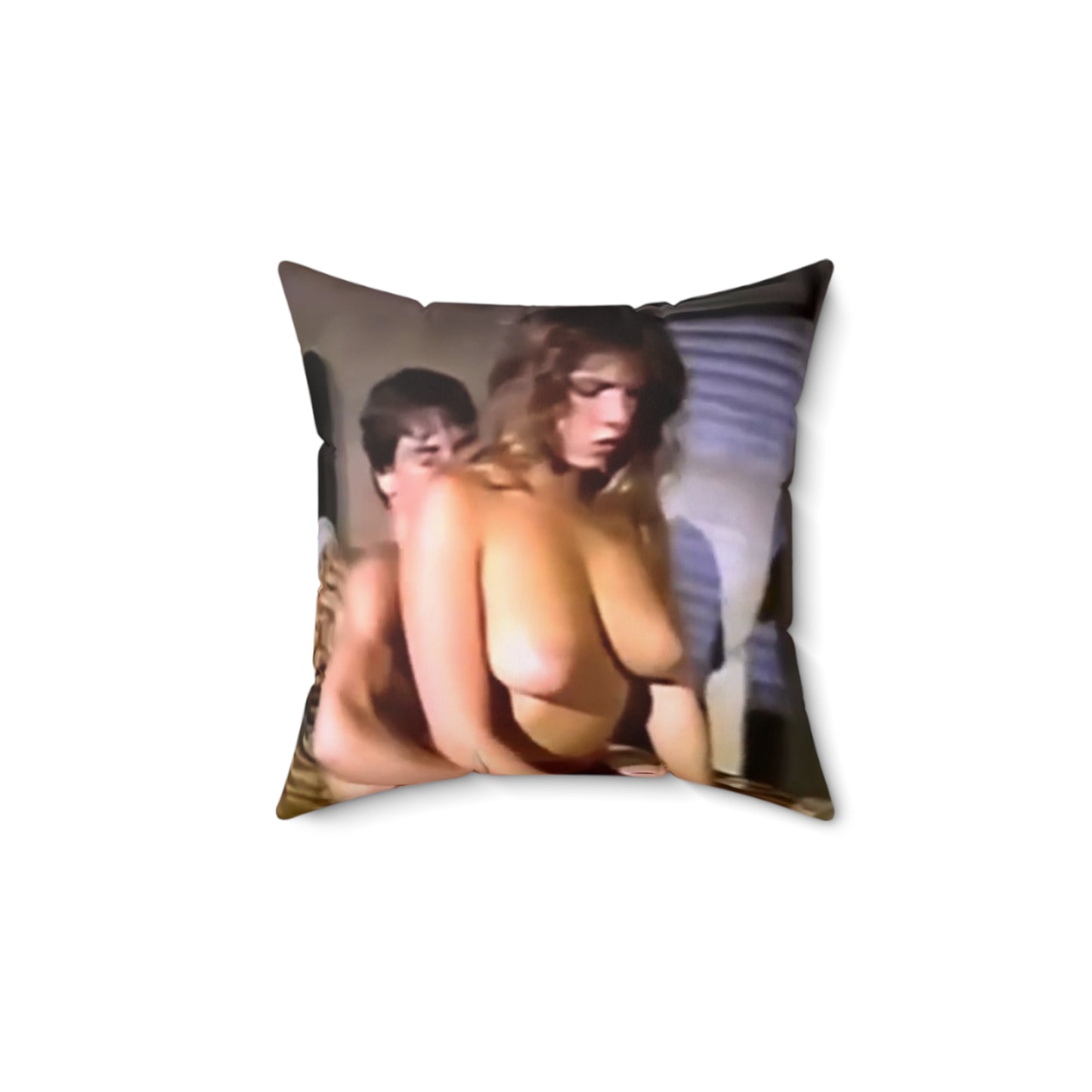 Spun Polyester Square Pillow Traci Lords Nude