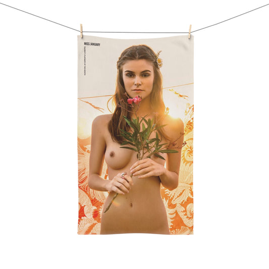 Hand Towel Playboy Playmate Jan 2016 Amberleigh West