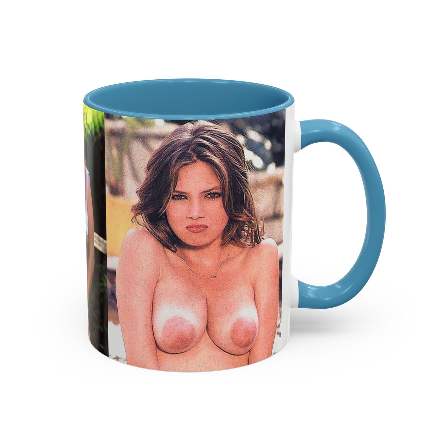 Accent Coffee Mug (11, 15oz) Traci Lords Nude Naked Retro