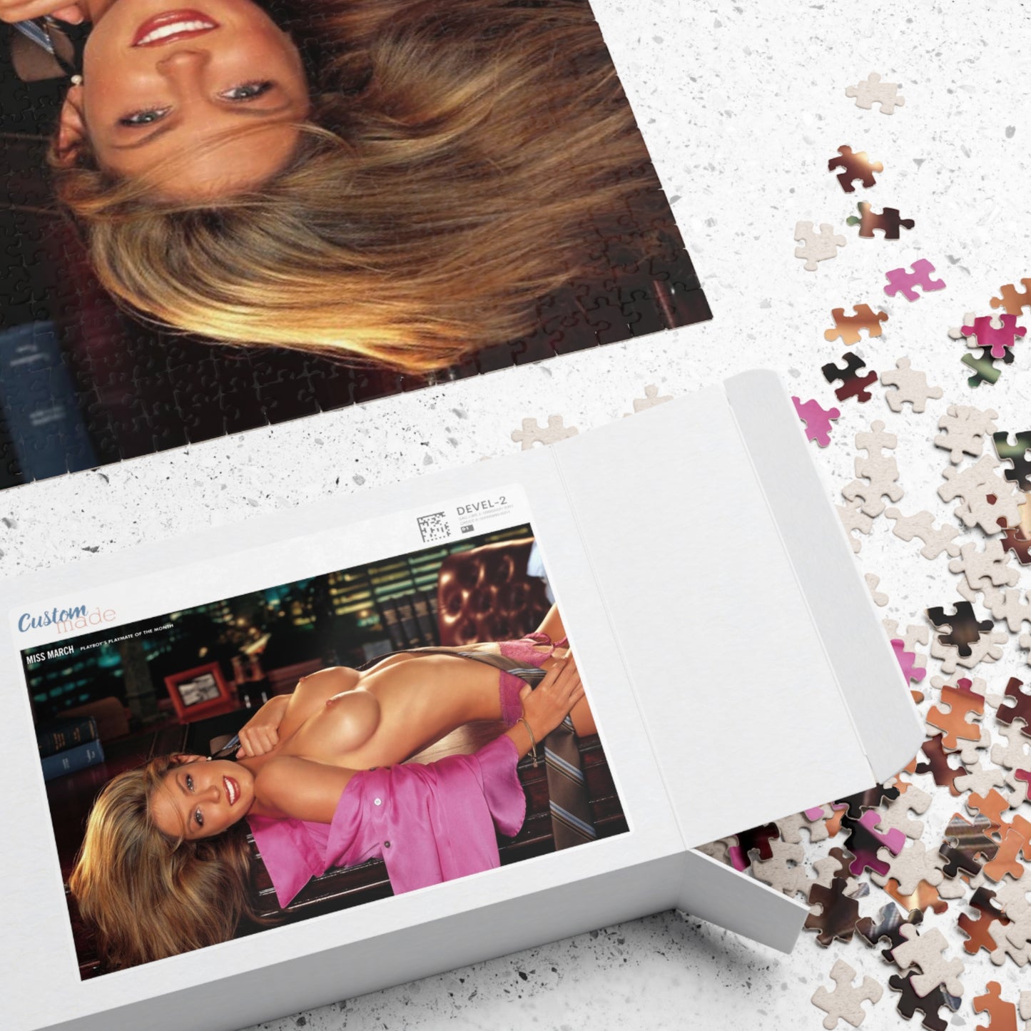 Puzzle (110, 252, 500, 1014-piece) Playmate March 2004 Sandra Hubby