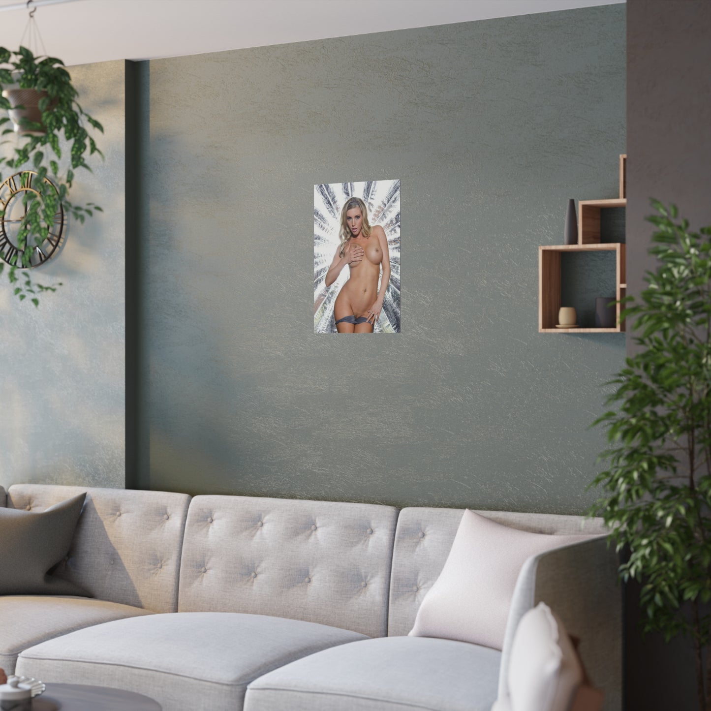 Satin Posters (210gsm) Adult Star Samantha Saint Nude