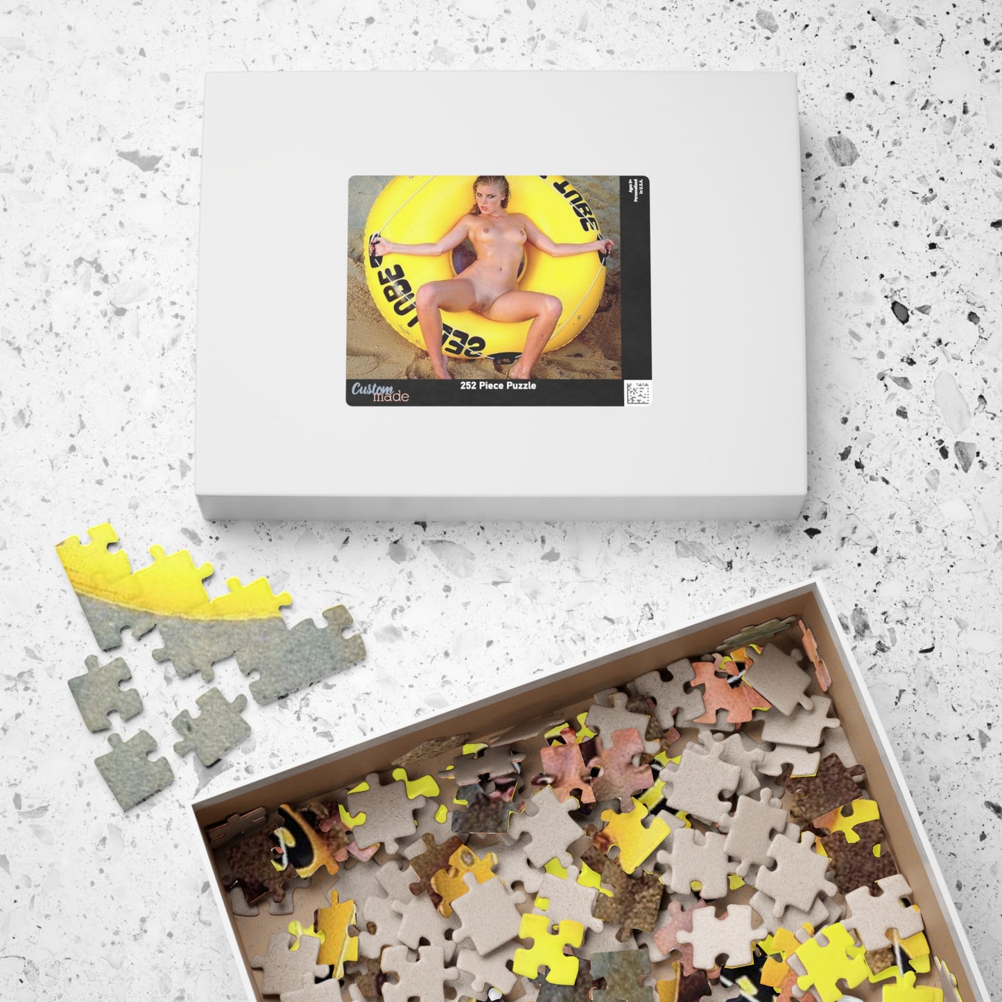 Puzzle (110, 252, 500, 1014-piece) Retro Pornstar Shauna Grant Nude