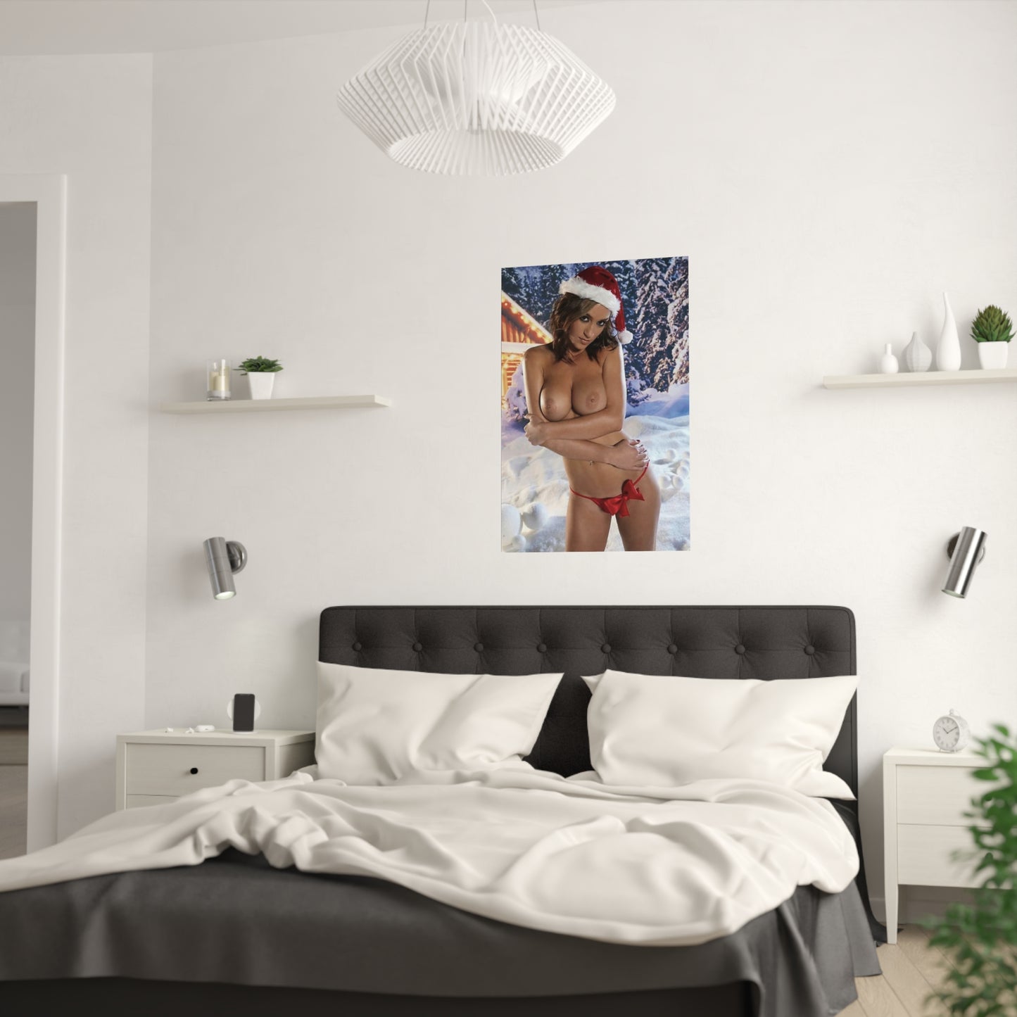 Satin Posters (210gsm) Christmas Pornstars Nude