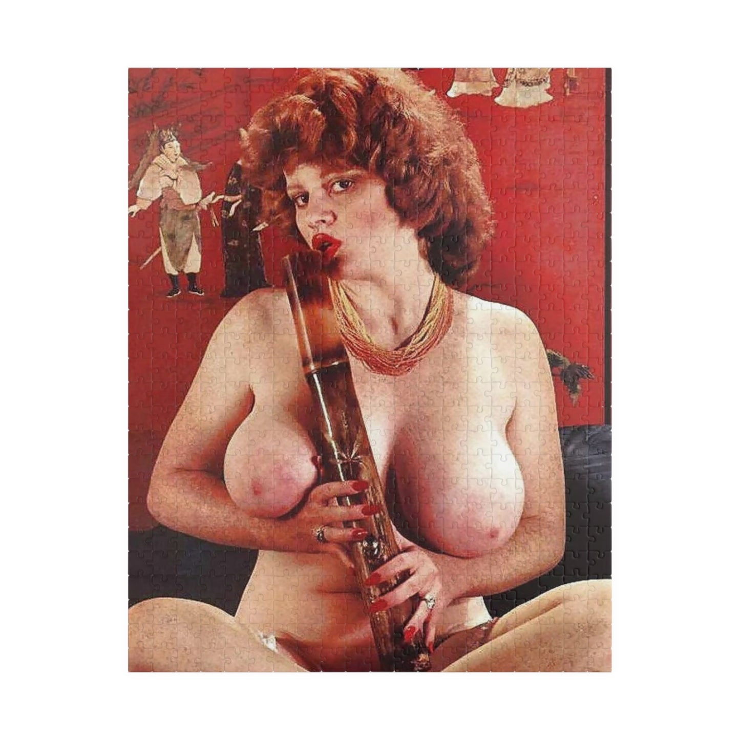 Puzzle (110, 252, 520, 1014-piece) Retro Pornstar Lisa De Leeuw Nude
