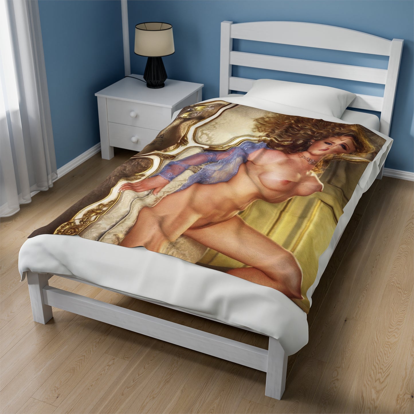 Velveteen Plush Blanket Playboy Playmate September 2002 Shallan Meiers