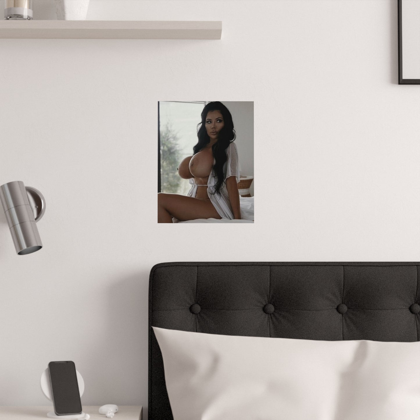 Satin Posters (210gsm) Busty Stephanie Palomares Nude