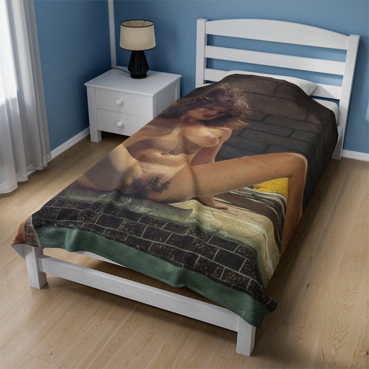 Velveteen Plush Blanket Traci Lords Nude