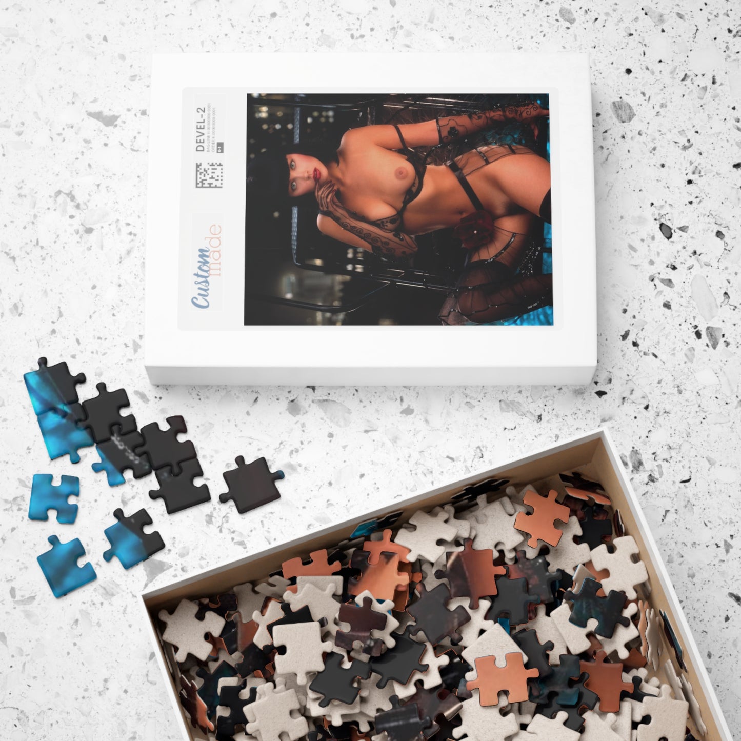 Puzzle (110, 252, 500, 1014-piece) Playboy Playmate Dec 1988 Kata Karkkainen