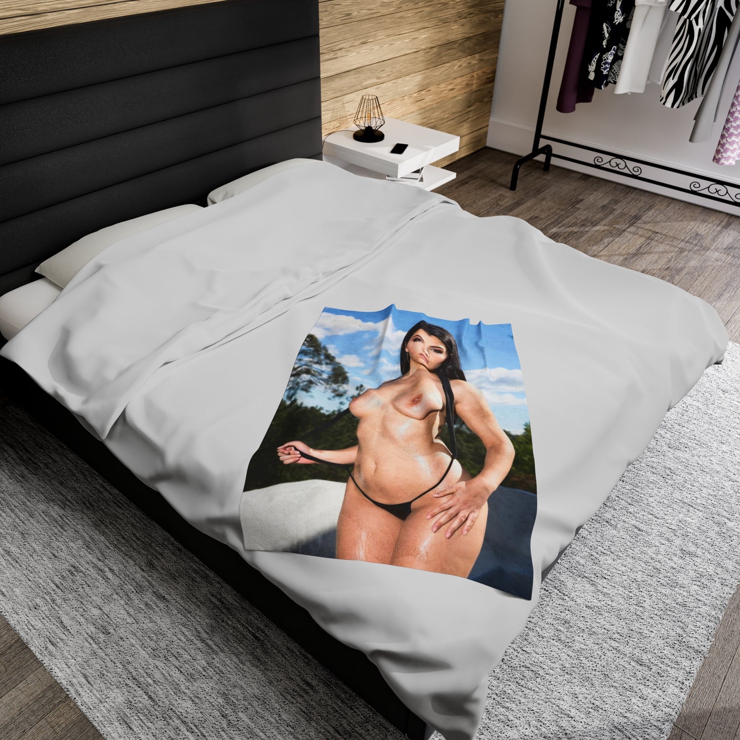 Velveteen Plush Blanket Pornstar Valentina Nappi Nude
