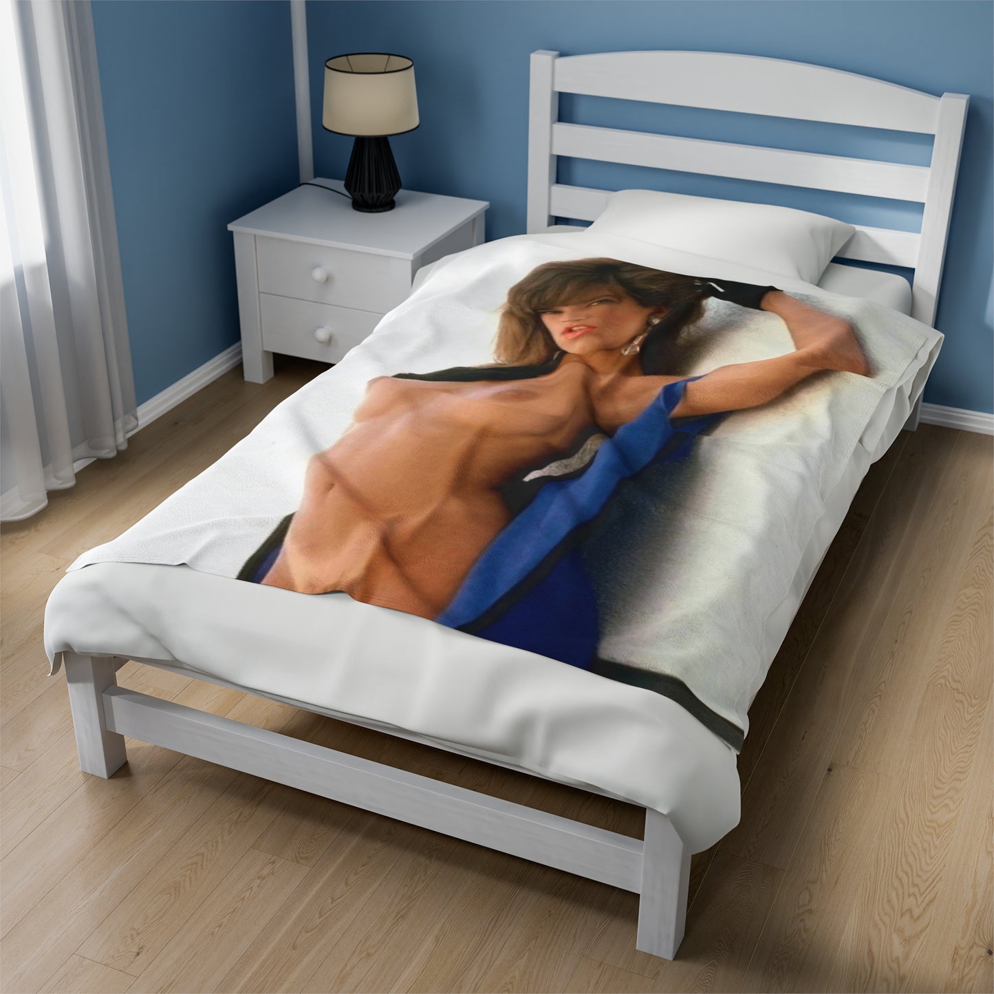 Velveteen Plush Blanket Pornstar Racquel Darrian Nude