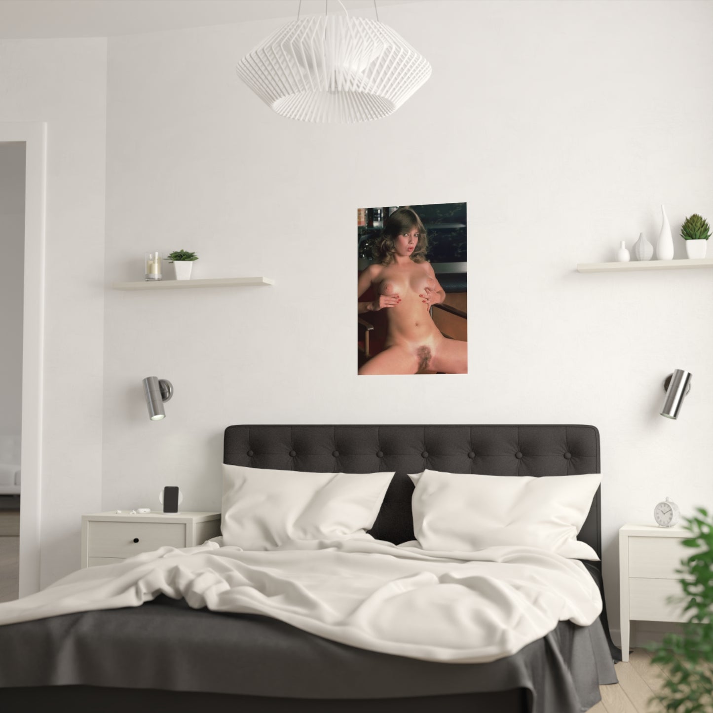 Satin Posters (210gsm) Retro Porn Star 1980s Traci