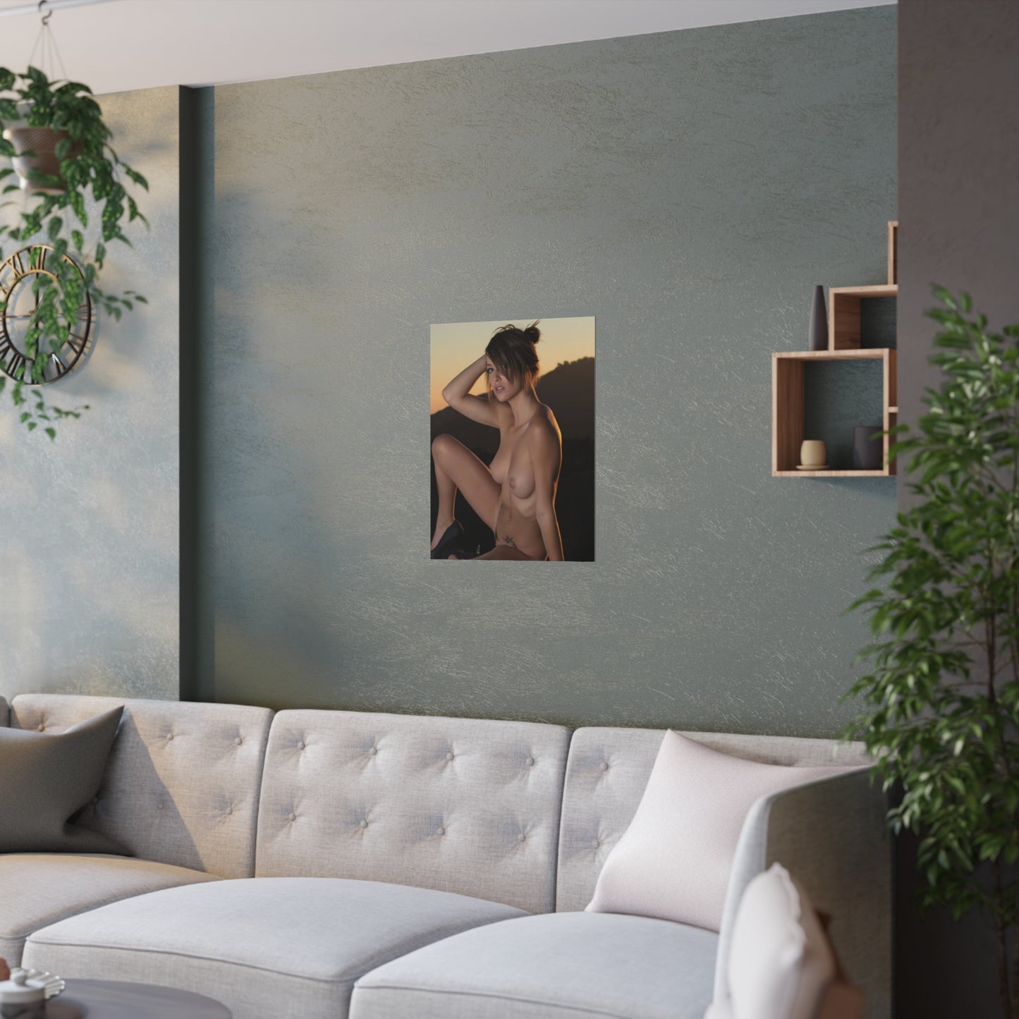 Satin Posters (210gsm) Malena Morgan Nude