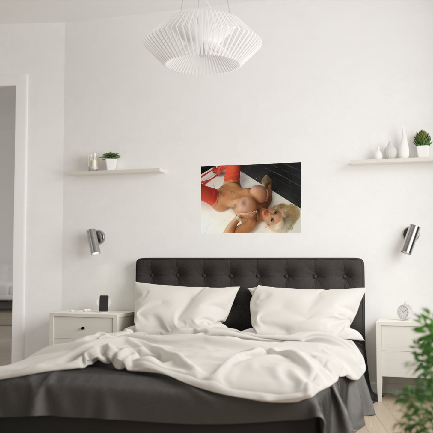 Satin Posters (210gsm) Busty Candy Charms Nude