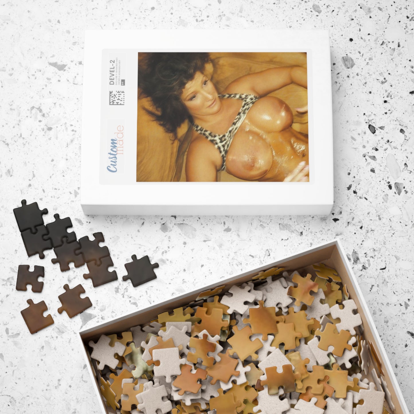Puzzle (110, 252, 520, 1014-piece) Retro Pornstar Holly Body Nude