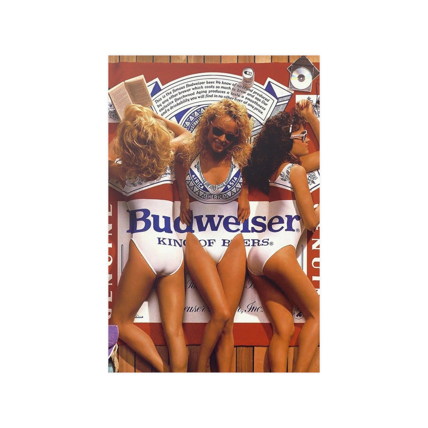 Satin Posters (210gsm) 90s Budweiser Ad