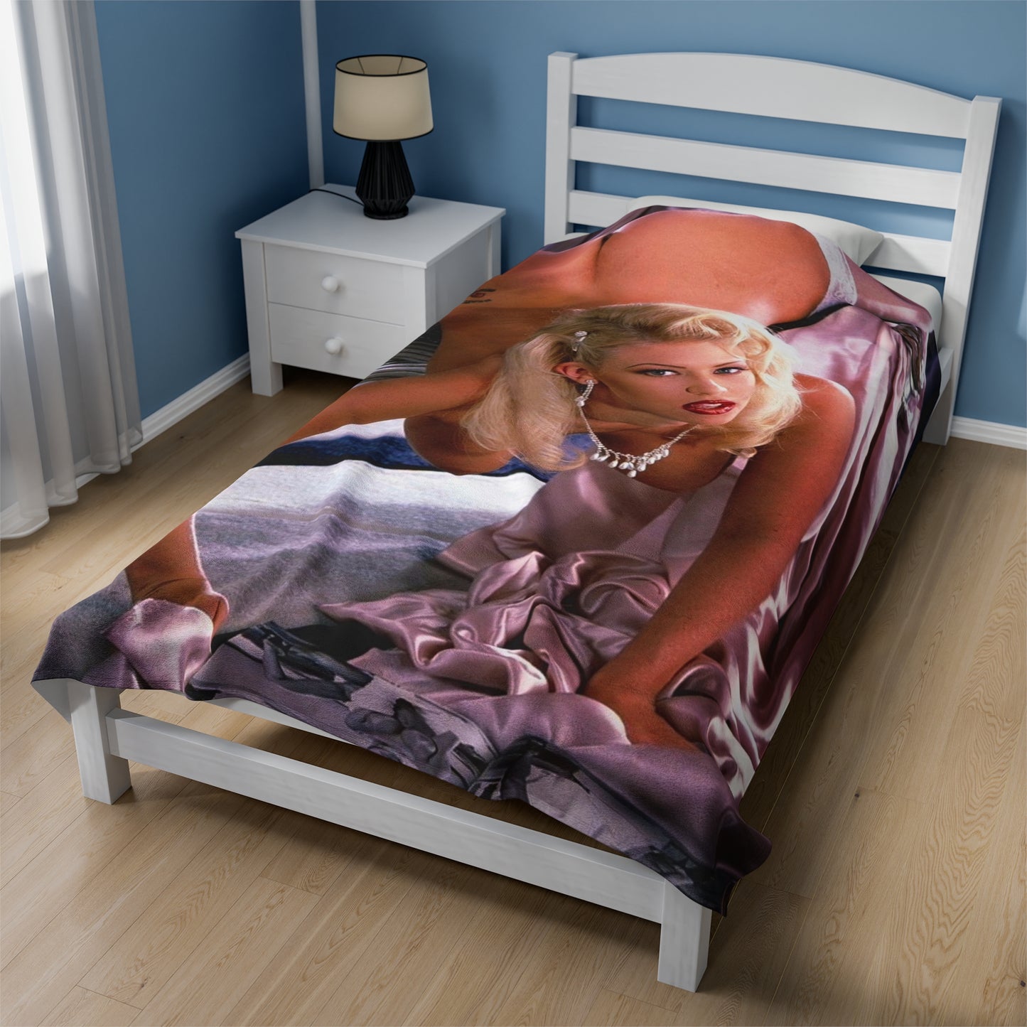 Velveteen Plush Blanket Pornstar Jenna Jameson Nude