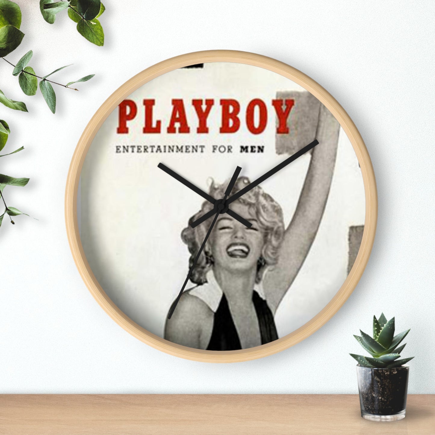 Wall Clock Playboy Cover December 1953 Marilyn Monroe