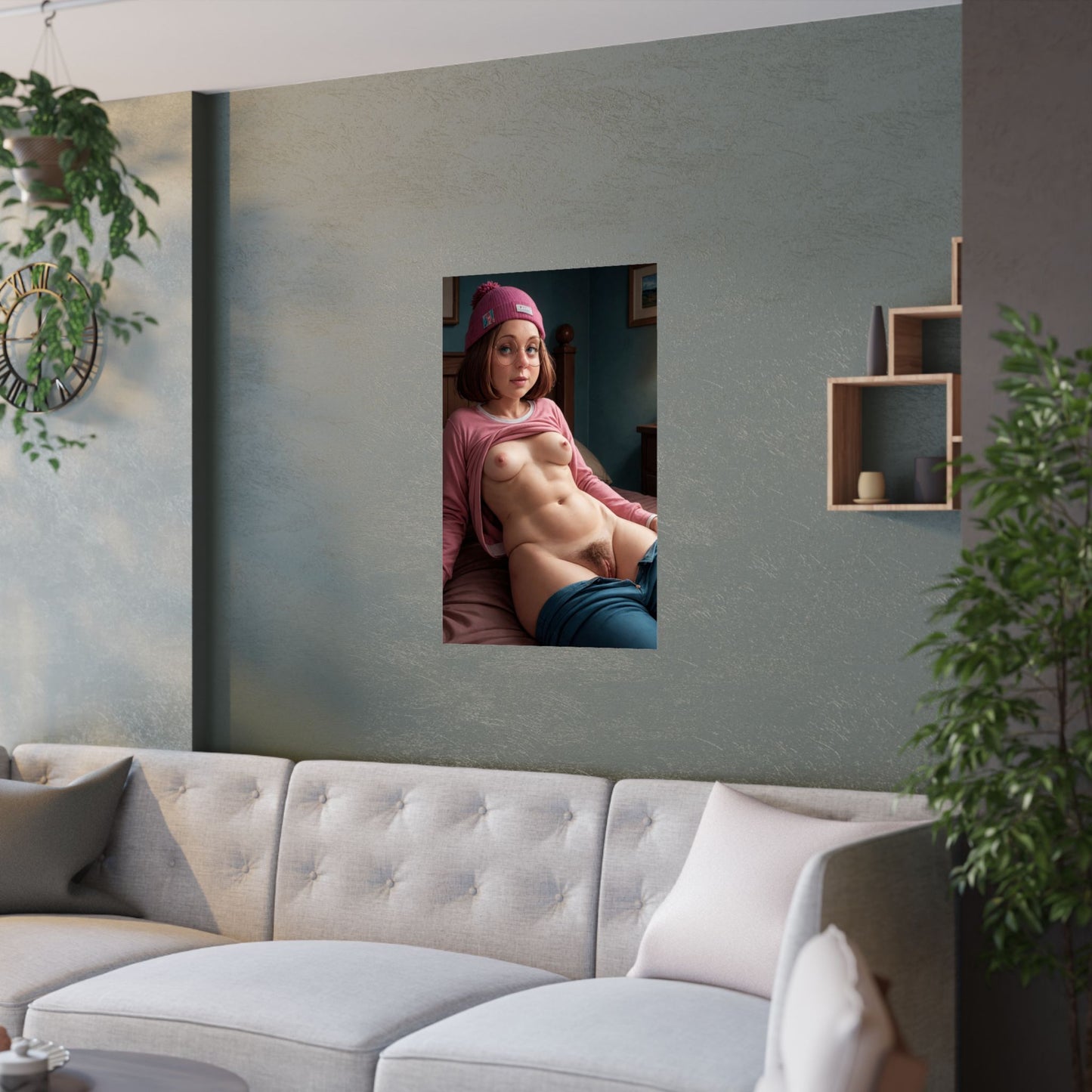 Satin Posters (210gsm) Meg Griffin Nude