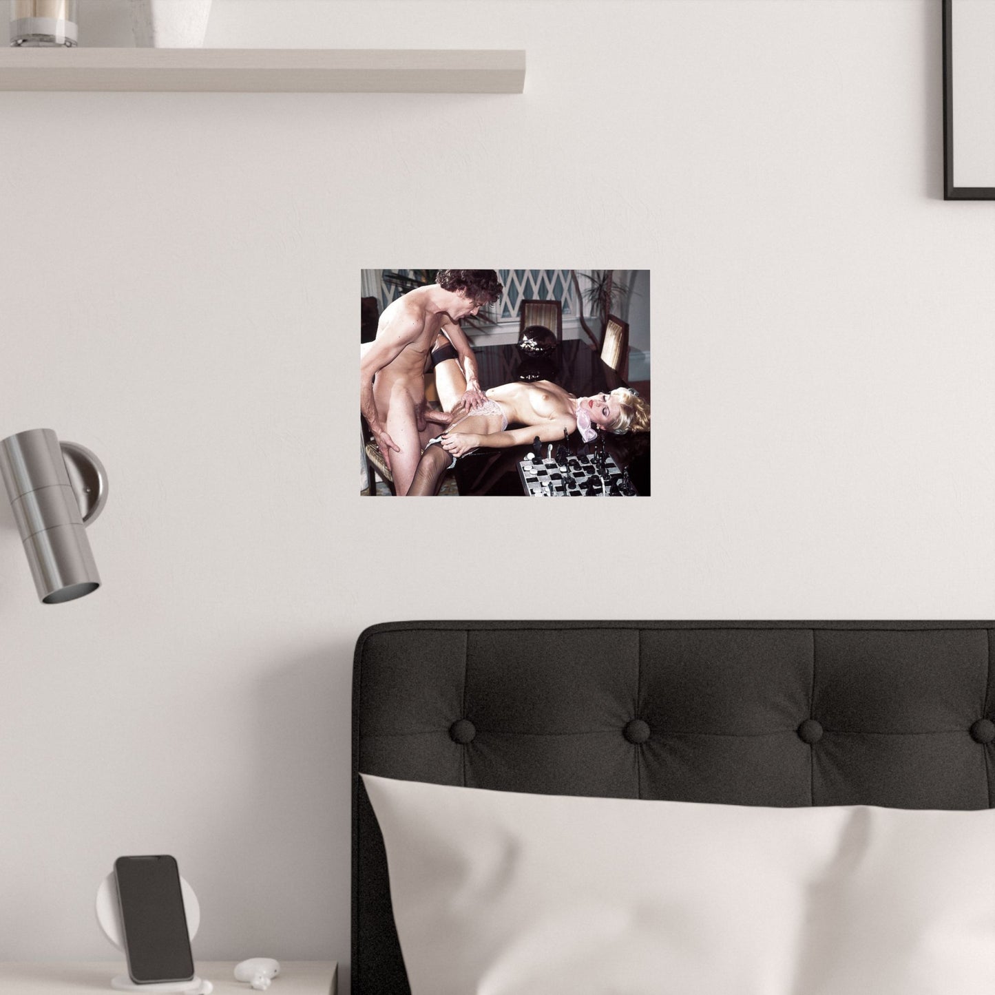 Satin Posters (210gsm) Retro Porn Scene John Holmes