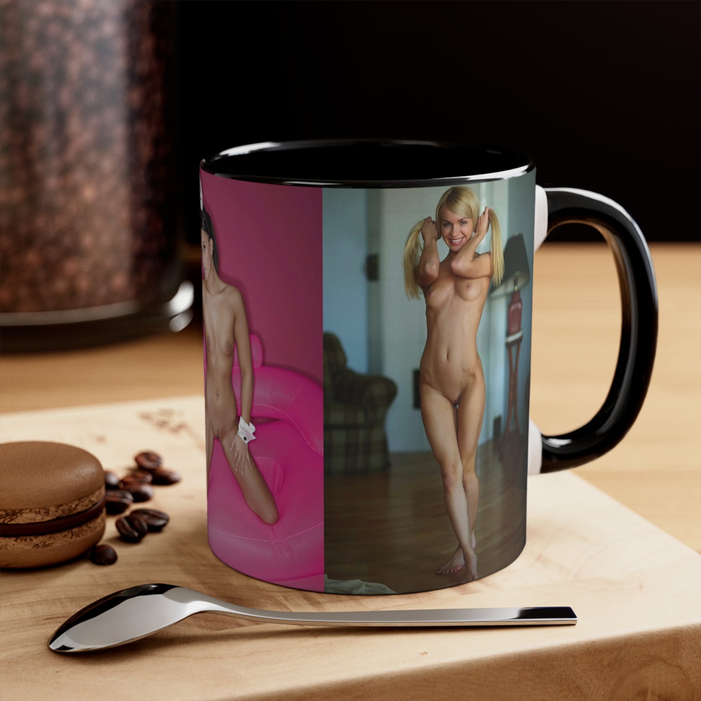 Accent Coffee Mug, 11oz Sexy Tight Nude