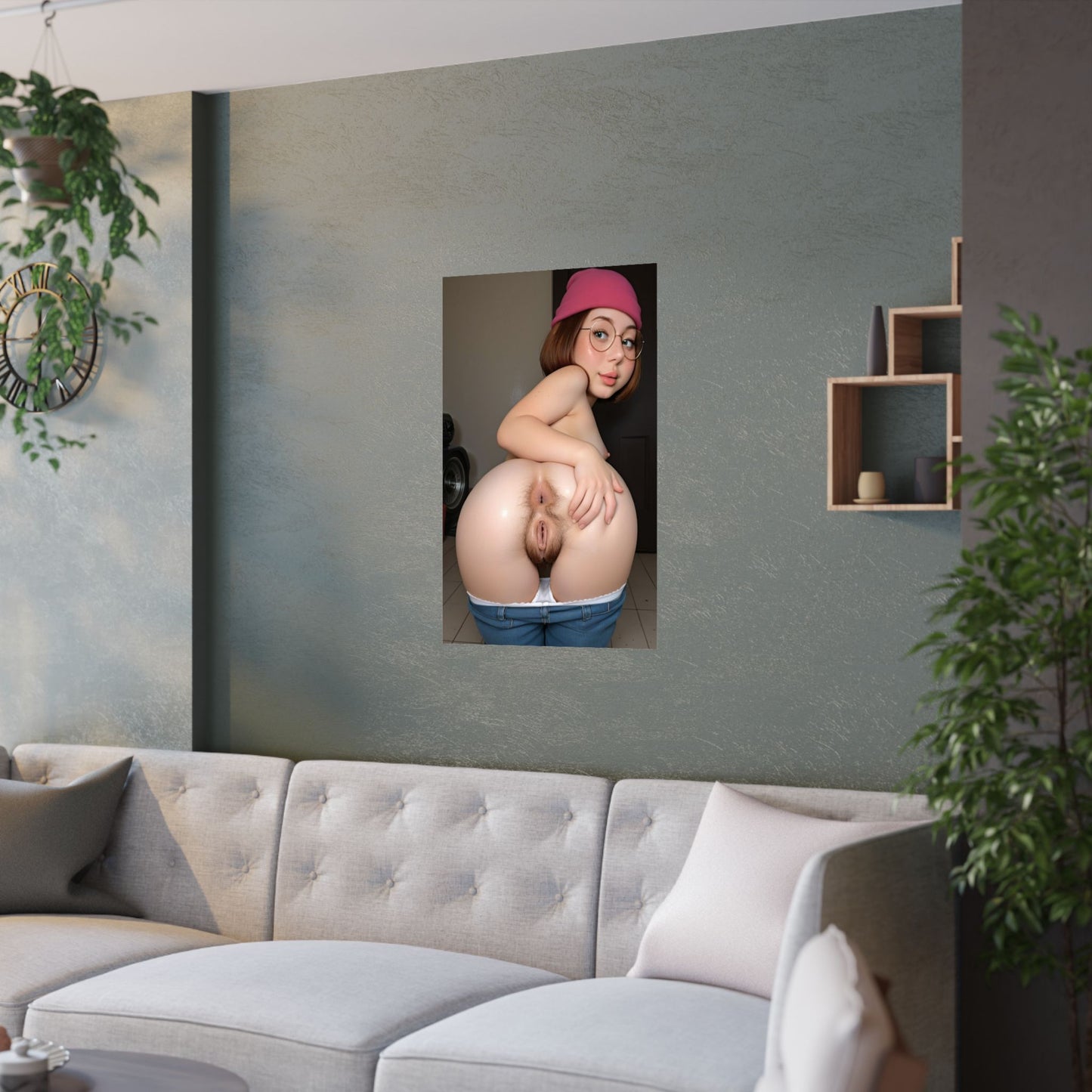 Satin Posters (210gsm) Meg Griffin Nude
