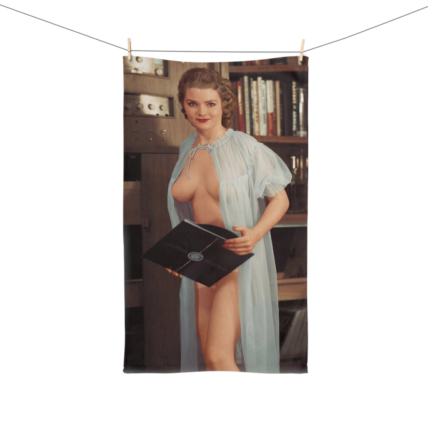 Hand Towel Playboy Playmate June 1958 Judy Lee Tomerlin
