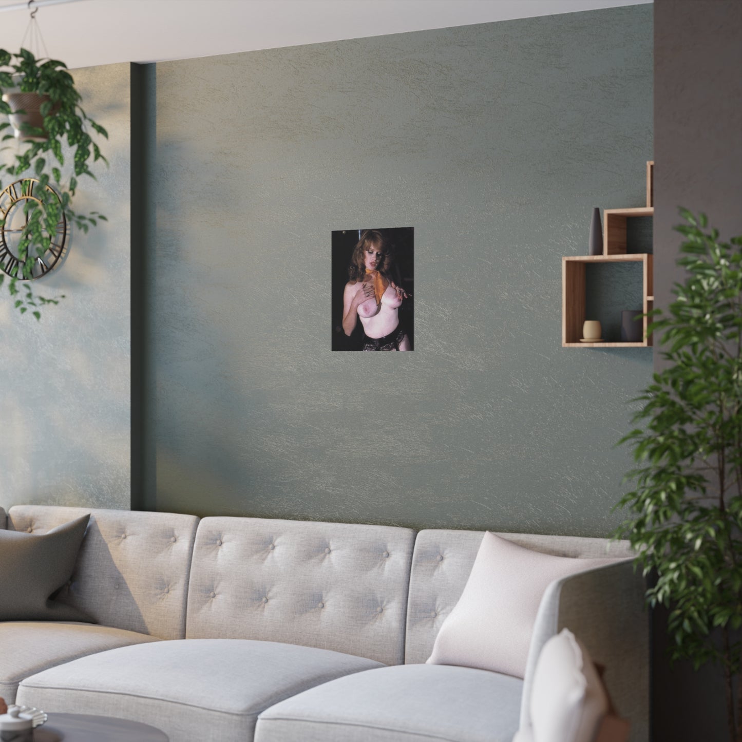 Satin Posters (210gsm) Retro Porn Star Lisa De Leeuw Nude