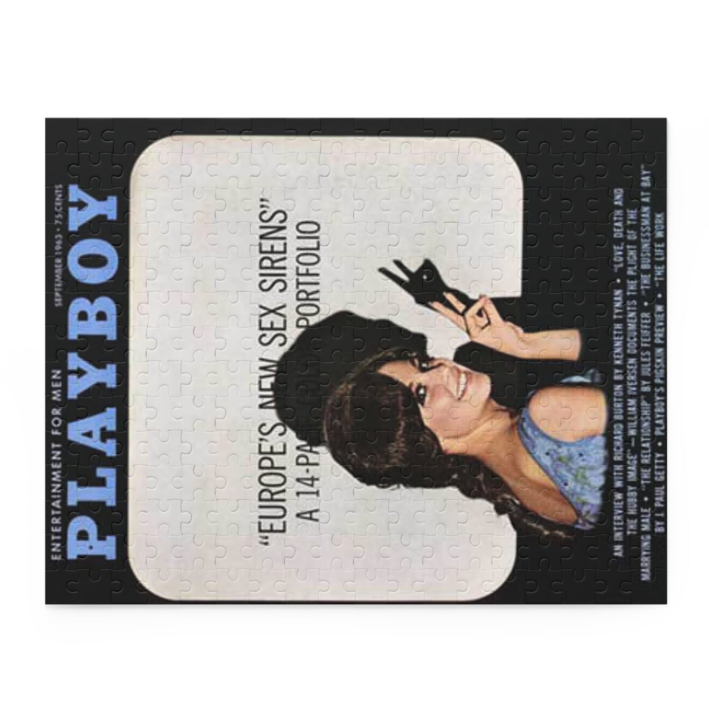 Puzzle (120, 252, 500-Piece) Playboy Cover September 1963