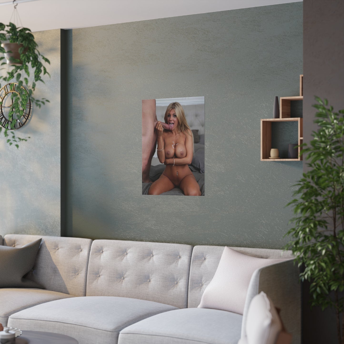 Satin Posters (210gsm) Hot Hardcore Porno Porn Scene Kayla Kayden Fucking Sex Cumshot