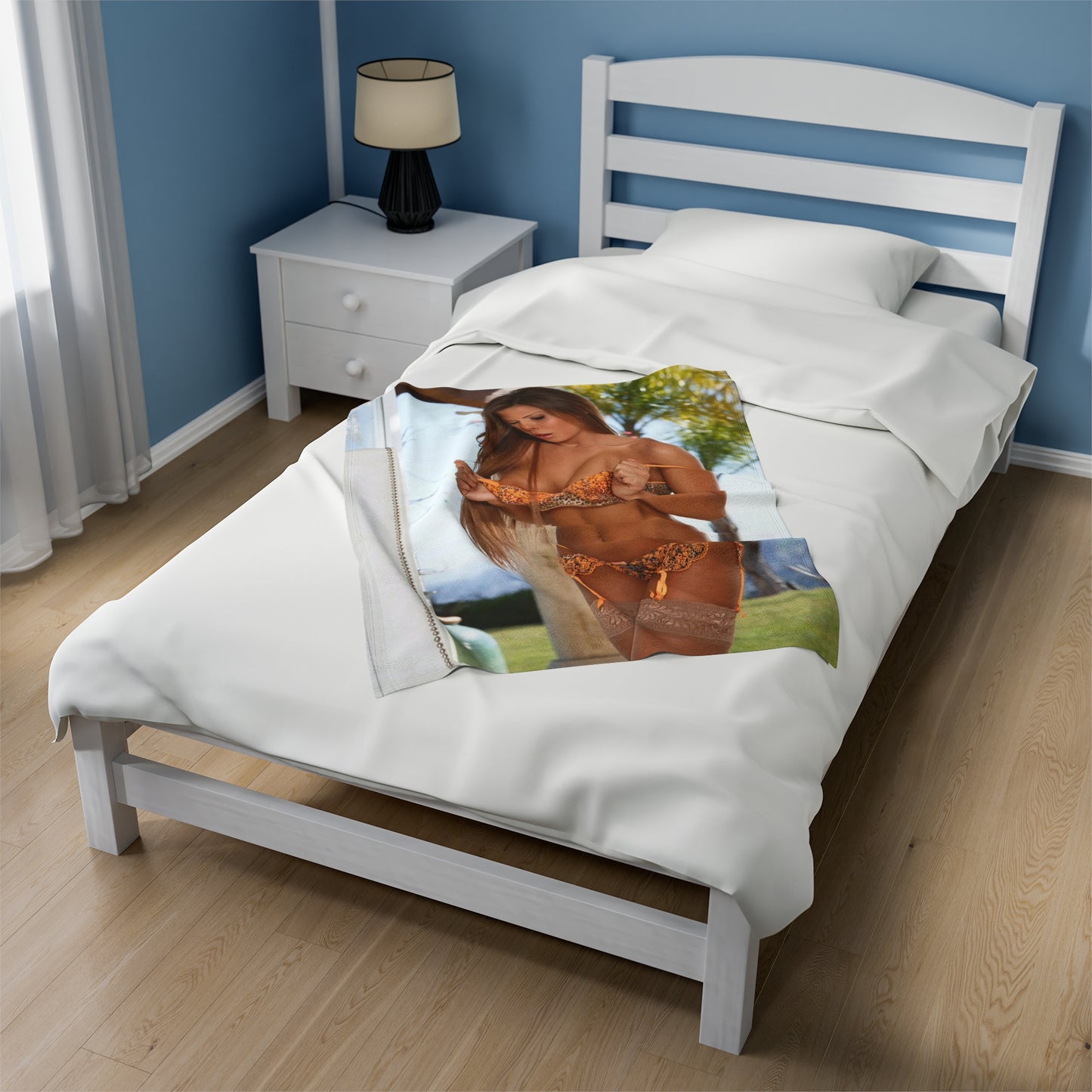 Velveteen Plush Blanket Madison Ivy Sexy Lingerie
