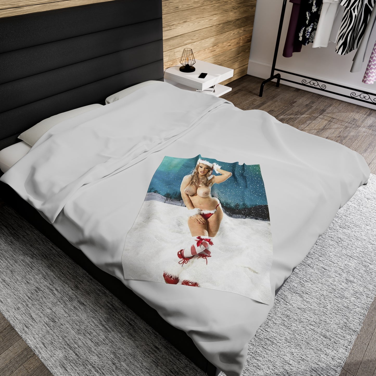 Velveteen Plush Blanket Nude Christmas Pornstars