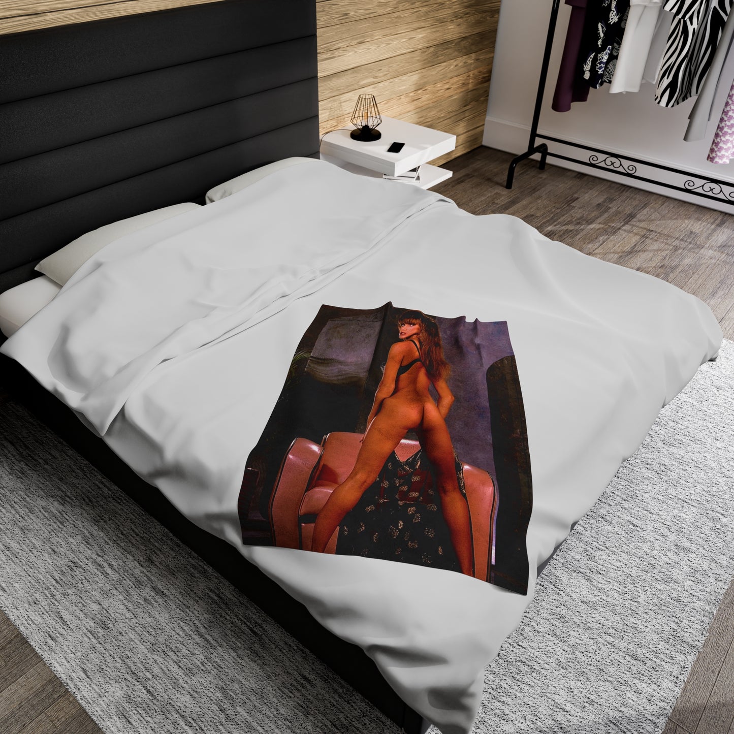 Velveteen Plush Blanket Pornstar Racquel Darrian Nude