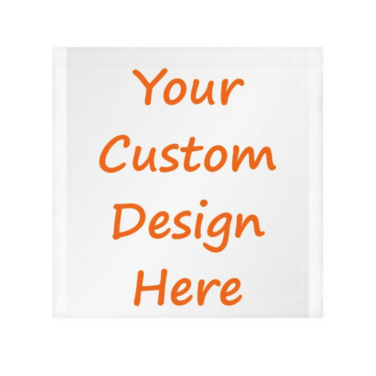 Face Towel Custom Purchase & Message Artwork! No Limits!