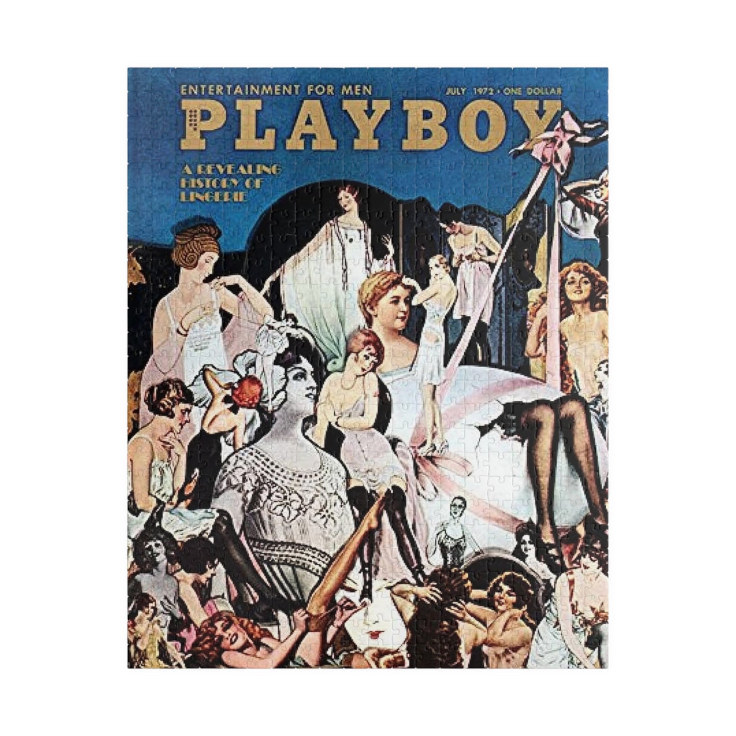 Puzzle (110, 252, 500, 1014-piece) Playboy Cover July 1972