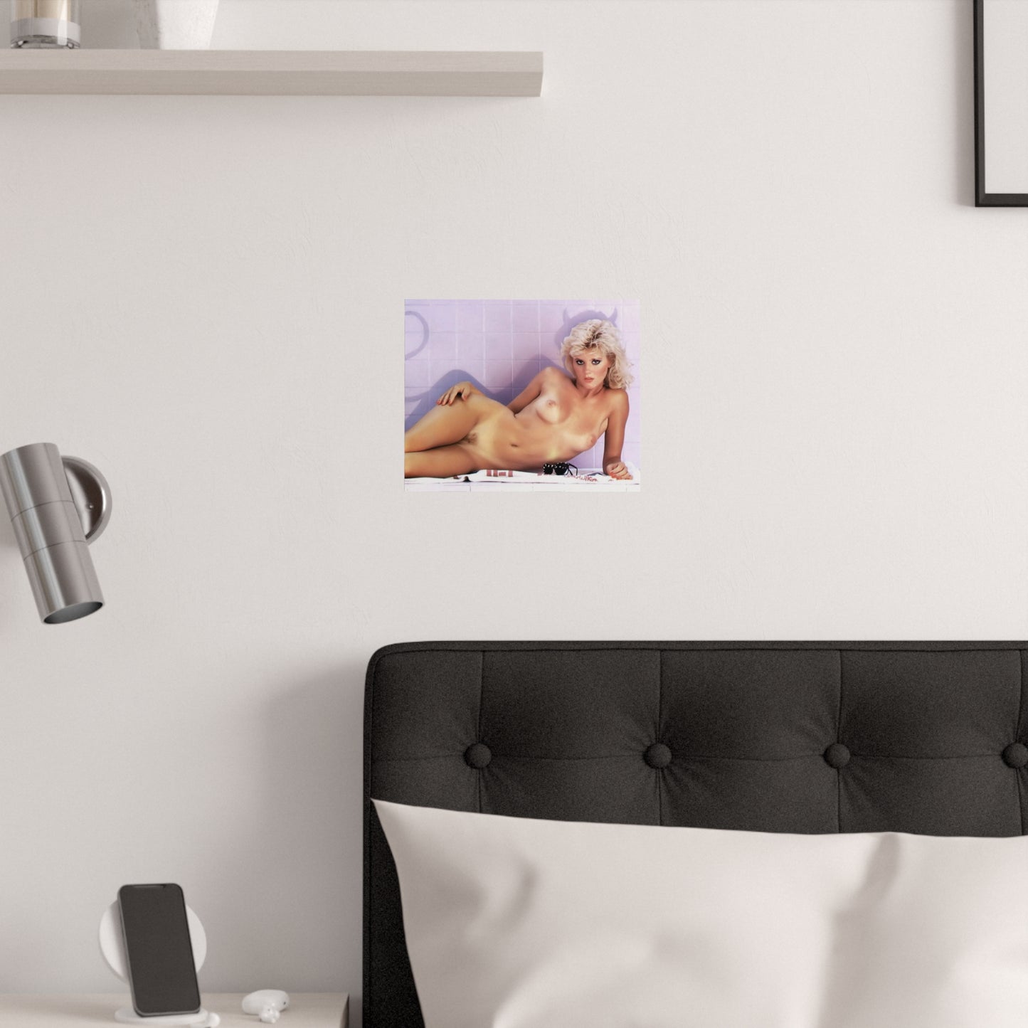 Satin Posters (210gsm) Retro Porn Star Ginger Lynn Nude