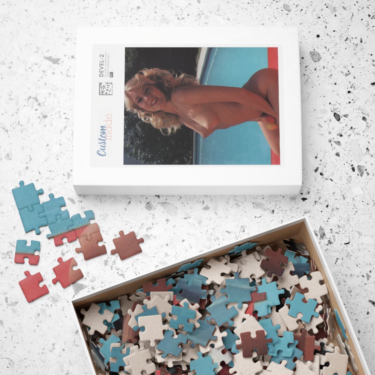 Puzzle (110, 252, 500, 1014-piece) Retro Pornstar Shauna Grant Nude