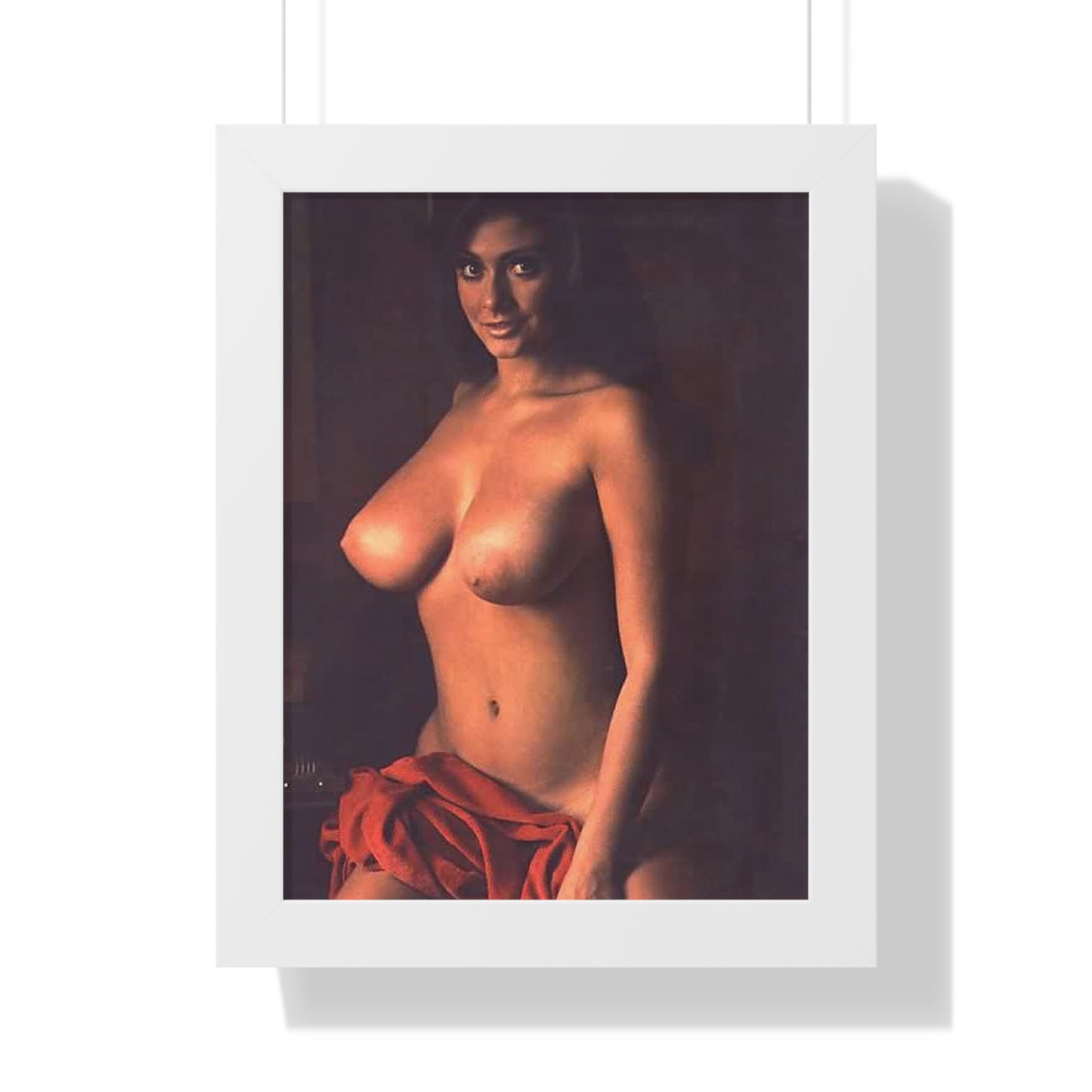 Framed Vertical Poster Playboy Playmate Cynthia Myers Nude