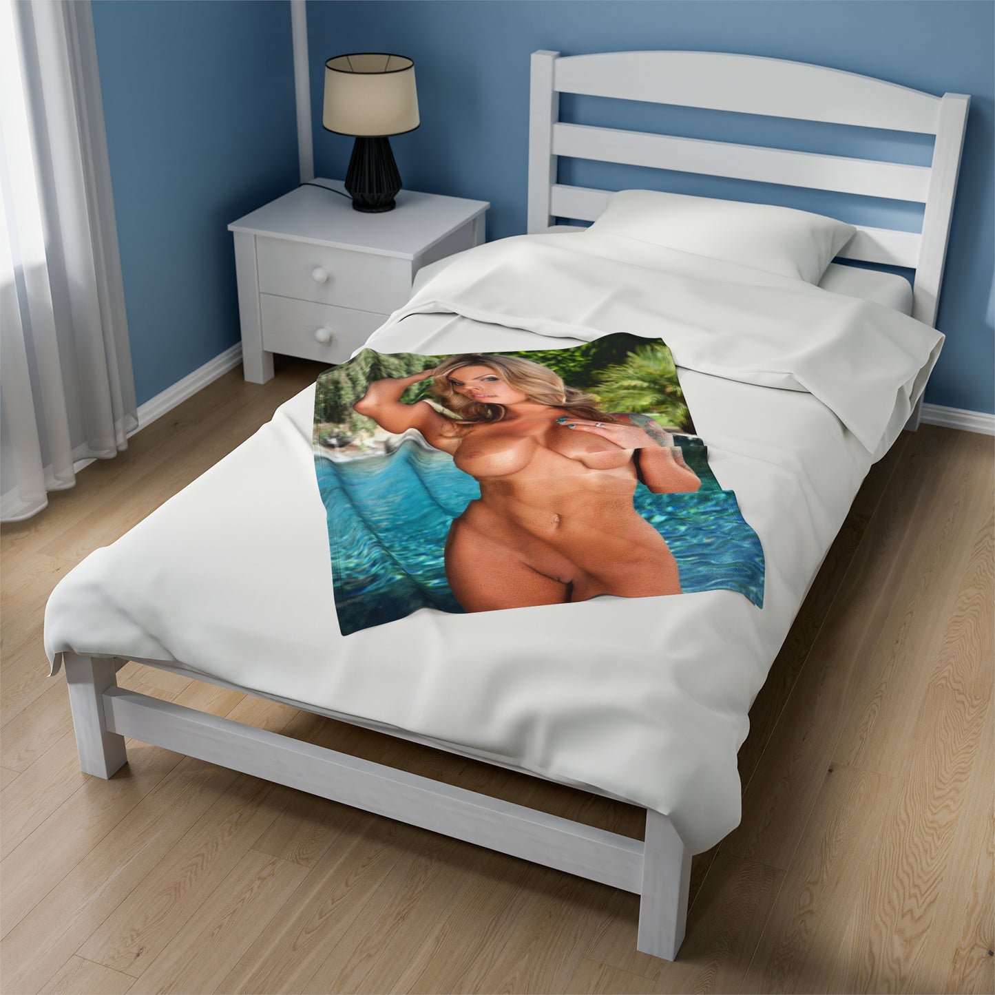 Velveteen Plush Blanket Pornstar Teagan Presley Nude