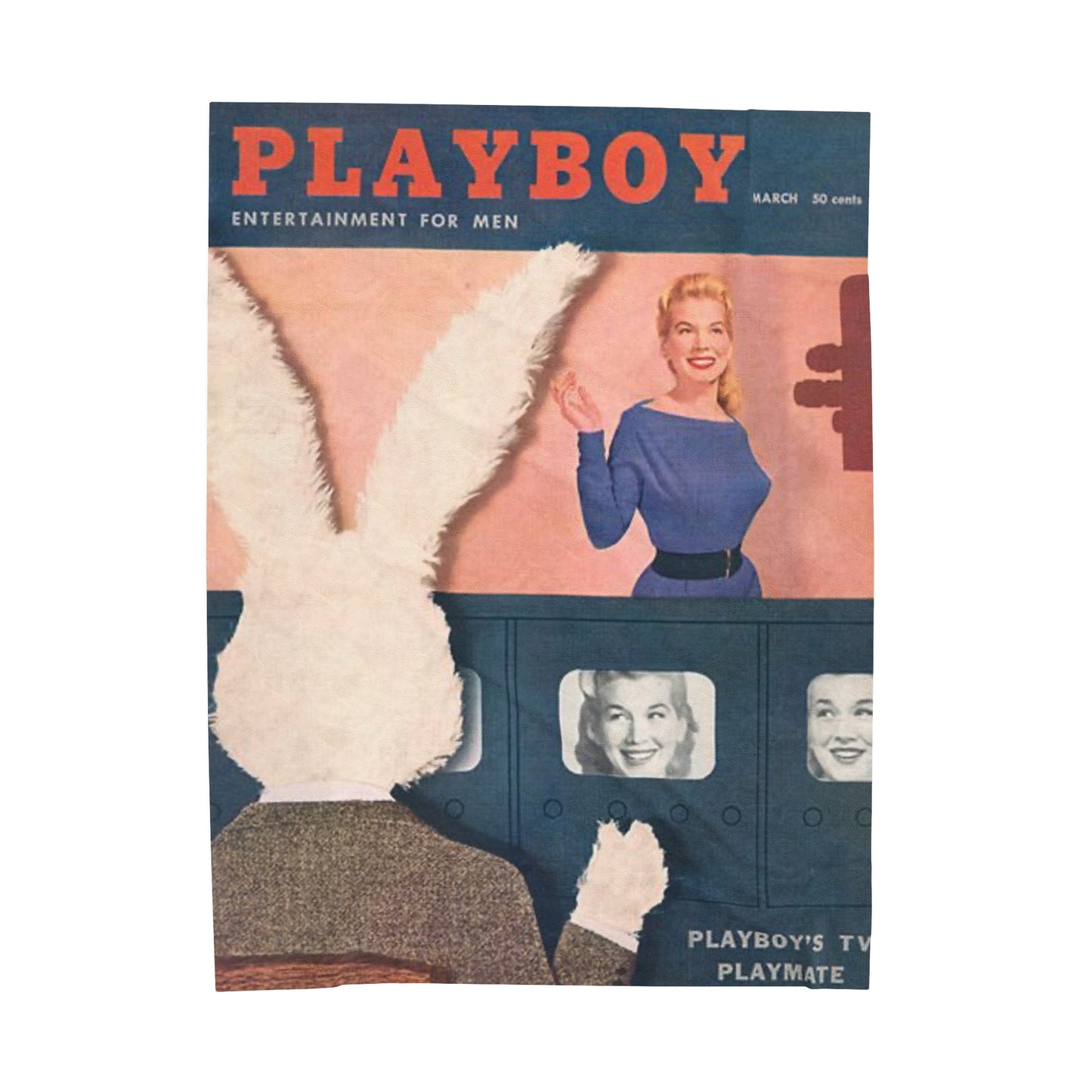 Velveteen Plush Blanket Magazine Cover March 1956