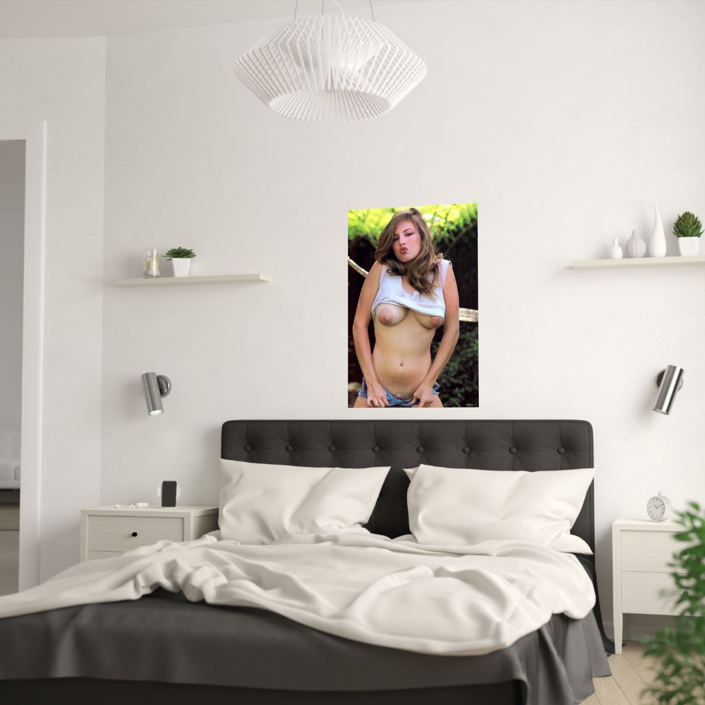 Satin Posters (210gsm) Traci Lords Nude Naked Retro