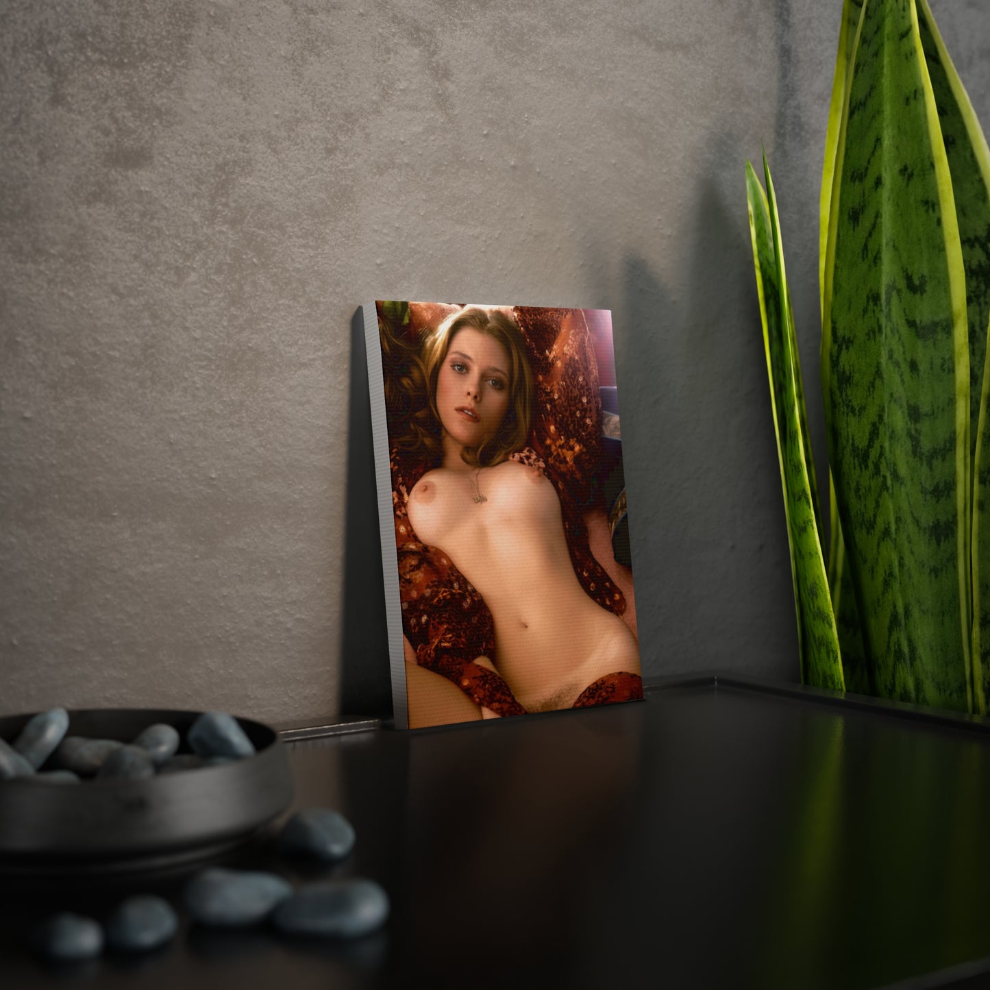 Canvas Photo Tile Playboy Playmate November 1974 Bebe Buell