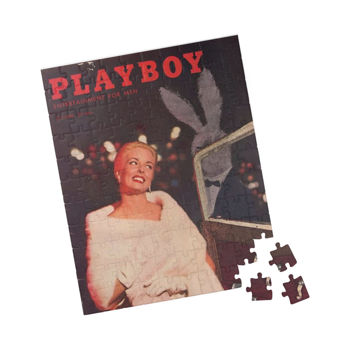 Puzzle (110, 252, 500, 1014-piece) Playboy Cover October 1957