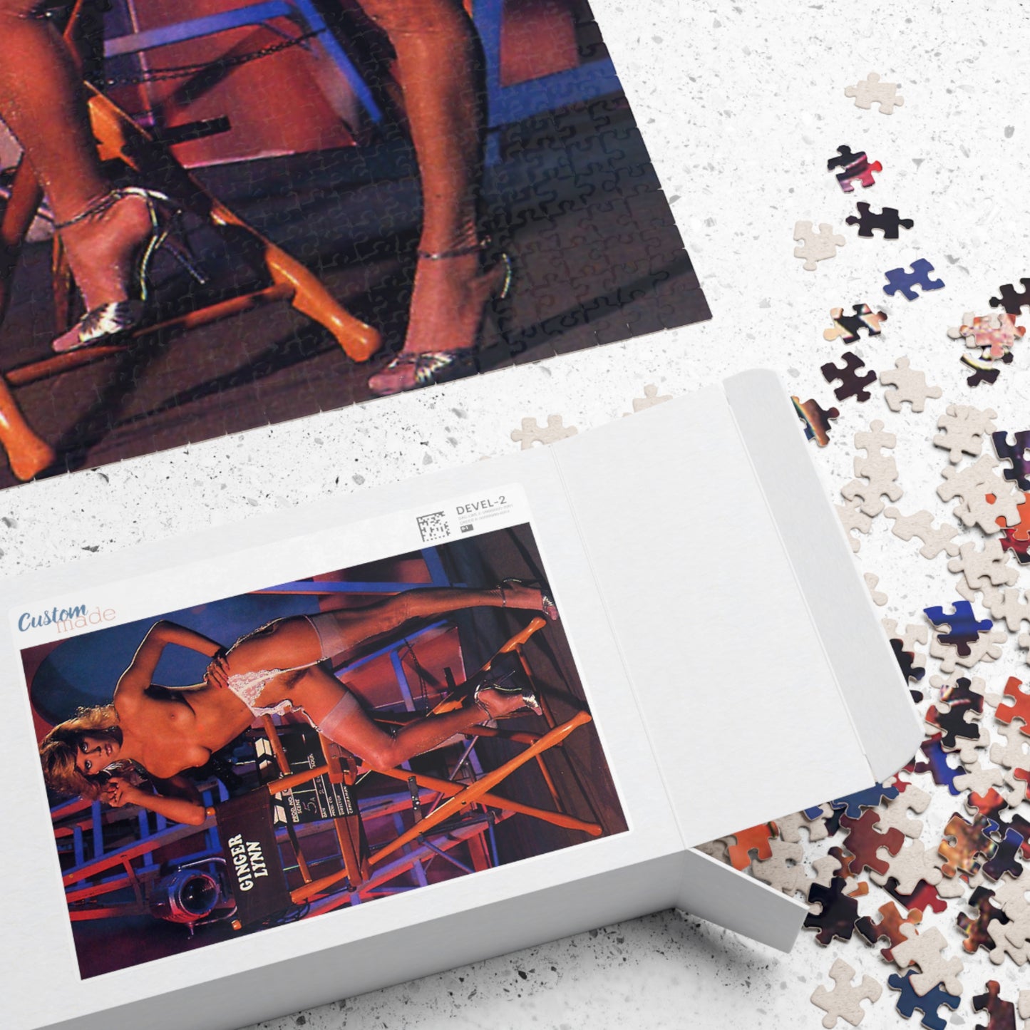 Puzzle (110, 252, 500, 1014-piece) Retro Porn Star Ginger Lynn Nude