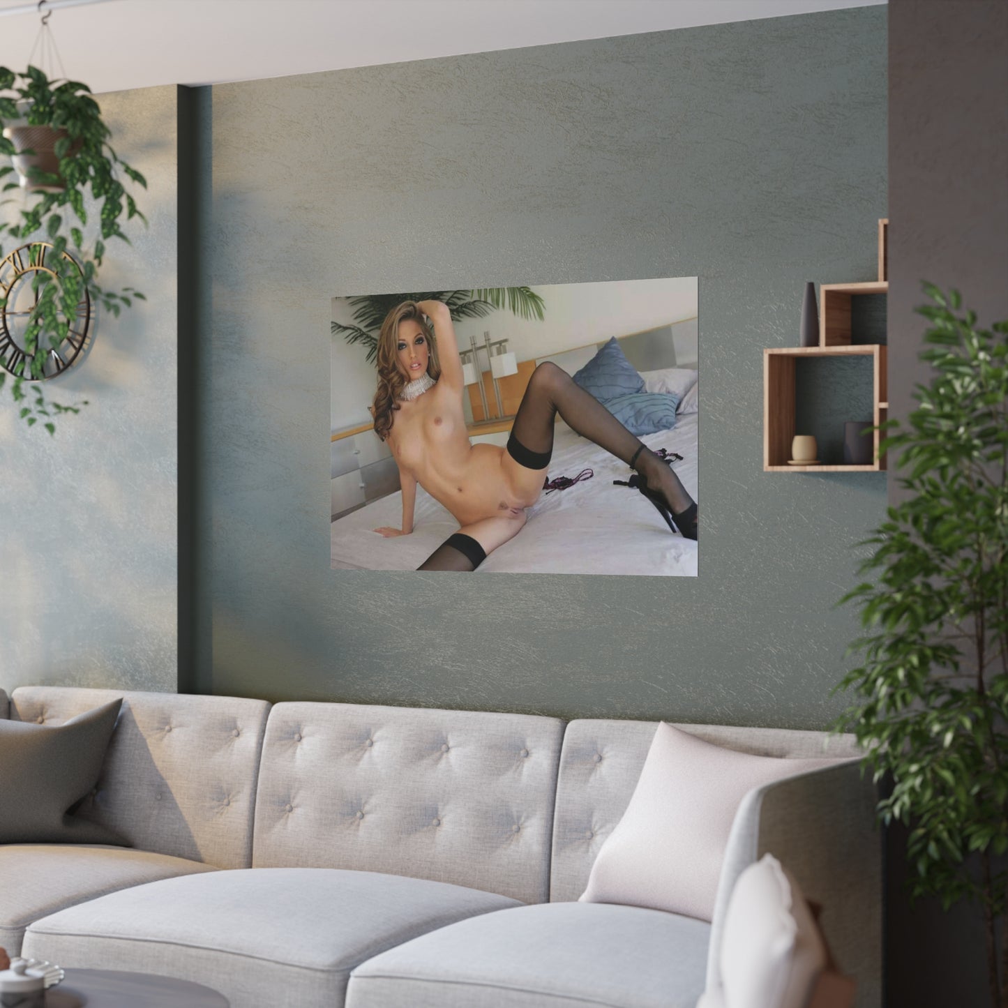 Satin Posters (210gsm) Pornstar Jenna Haze Nude
